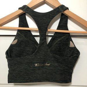 Victoria's Secret Charcoal/Grey/Green Comfy Sports Bra